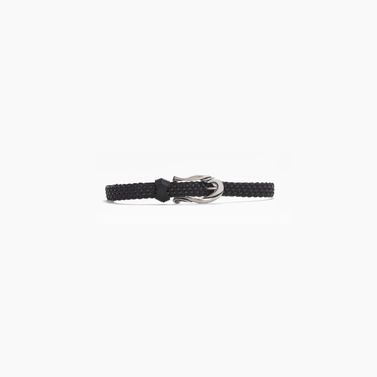 Black Twisted Hardware Belt