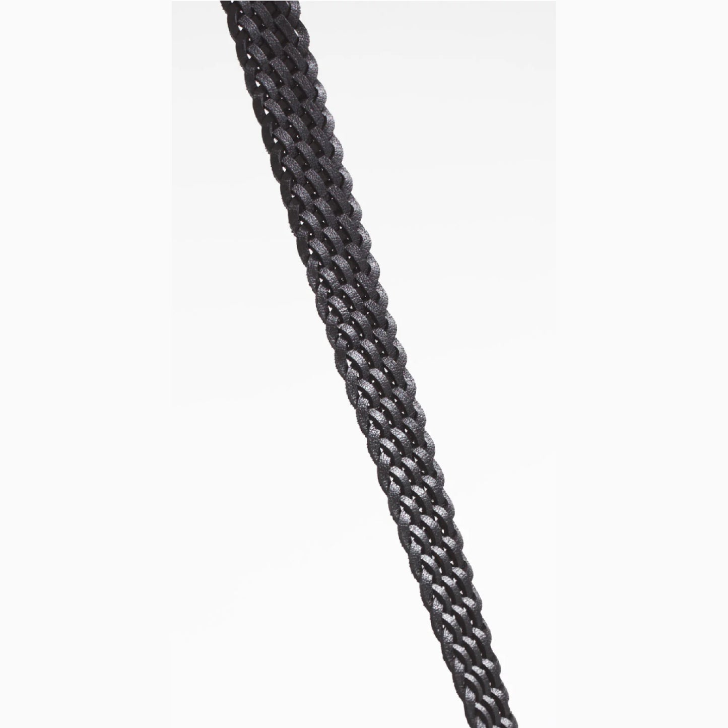 Black Twisted Hardware Belt