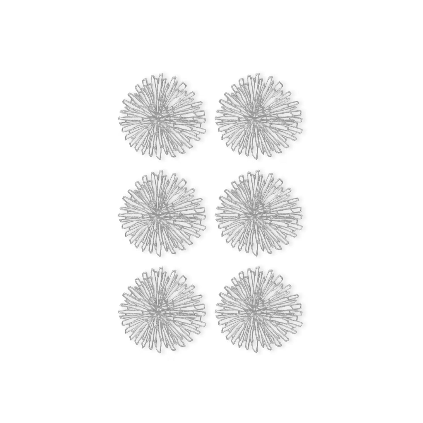 Bloom vinyl coasters - set of 6