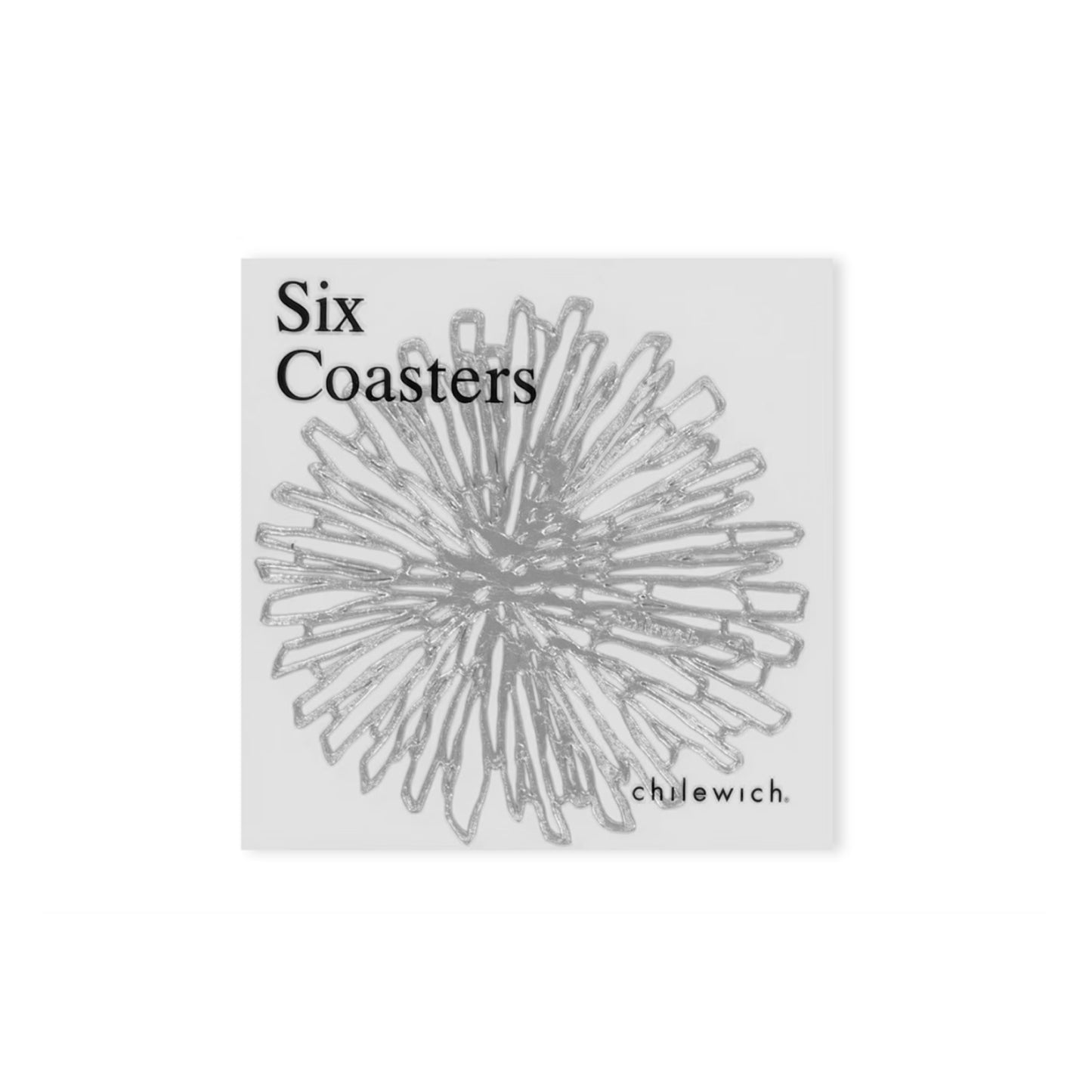 Bloom vinyl coasters - set of 6