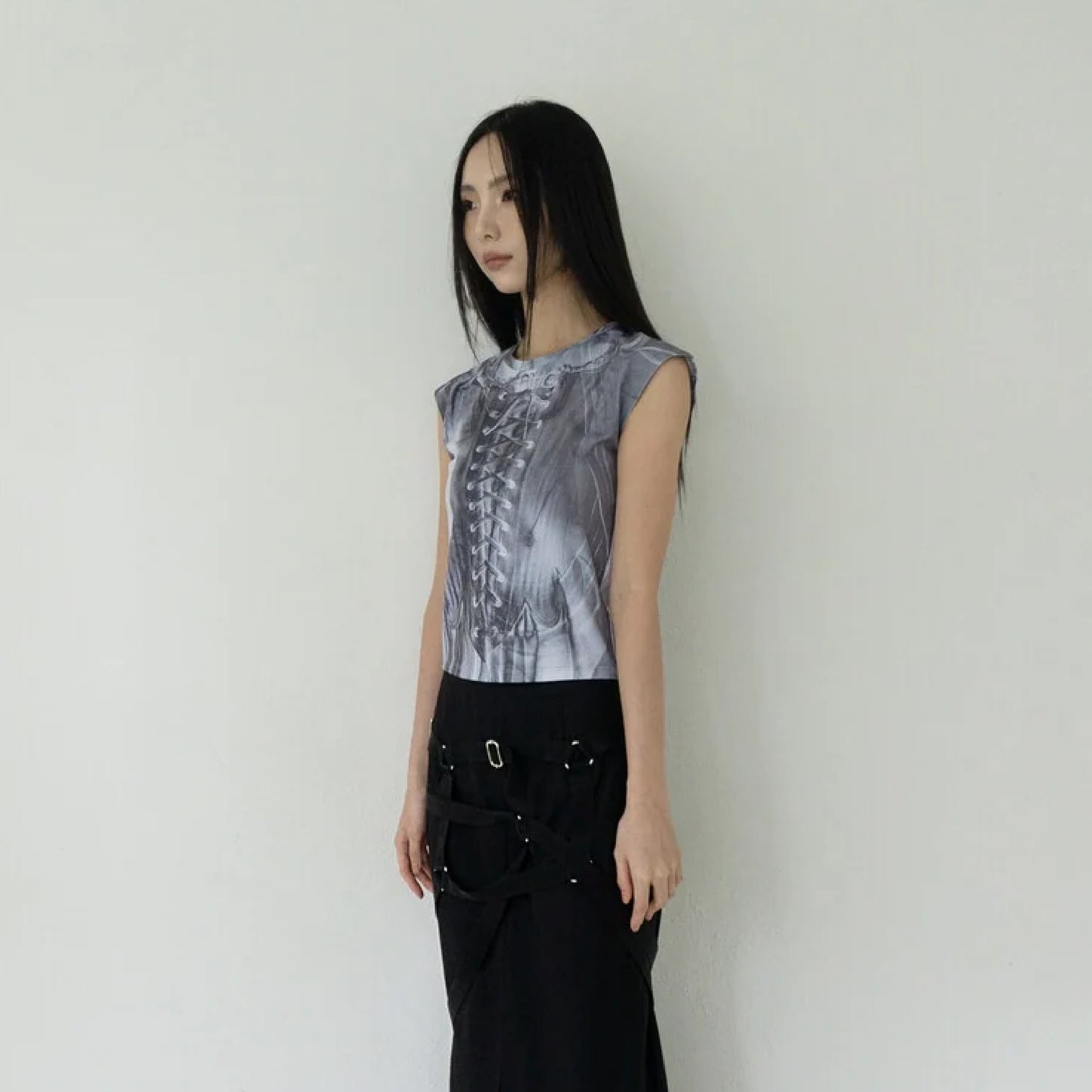 CORSET PRINT TOP