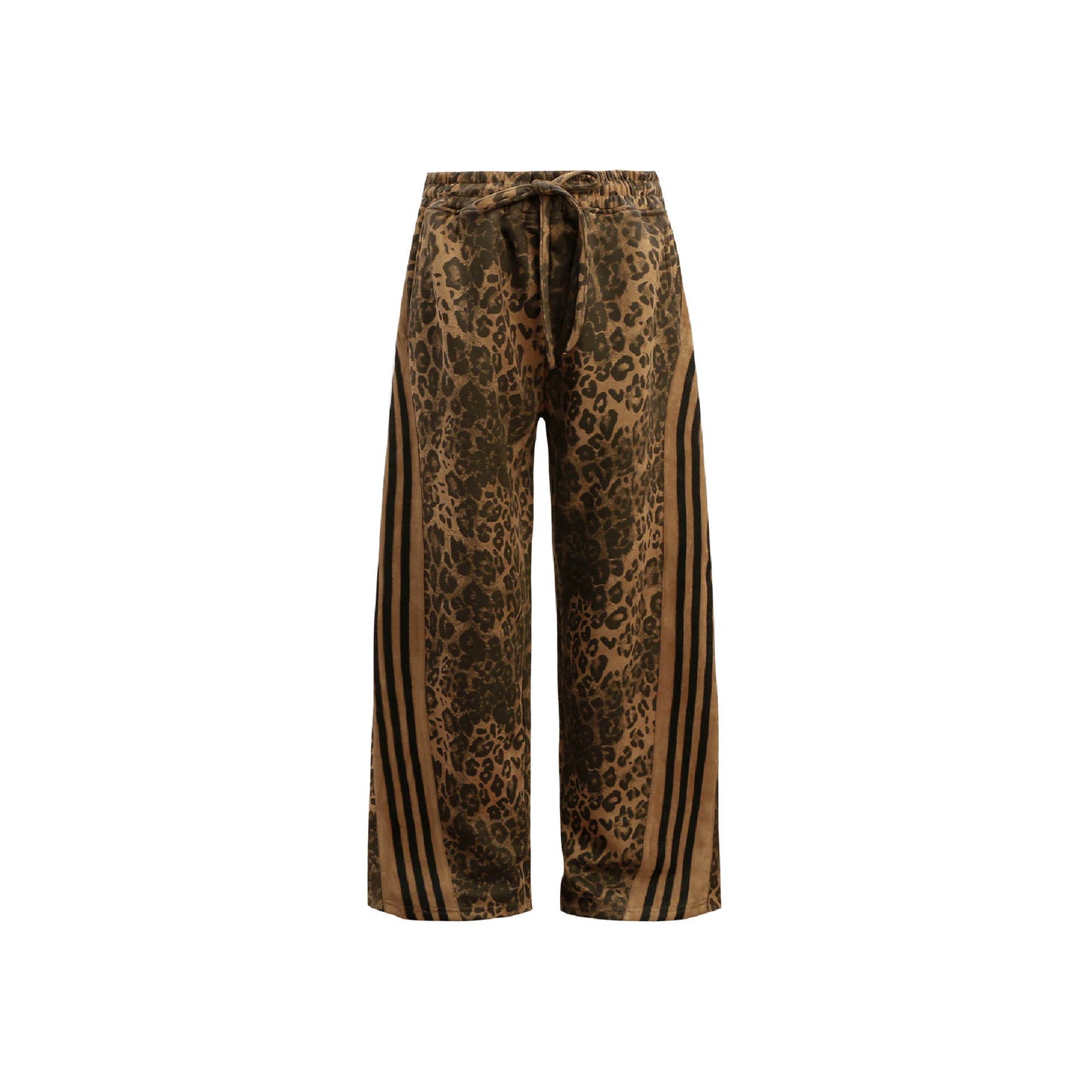 Cheetah Print Suede Tracksuit