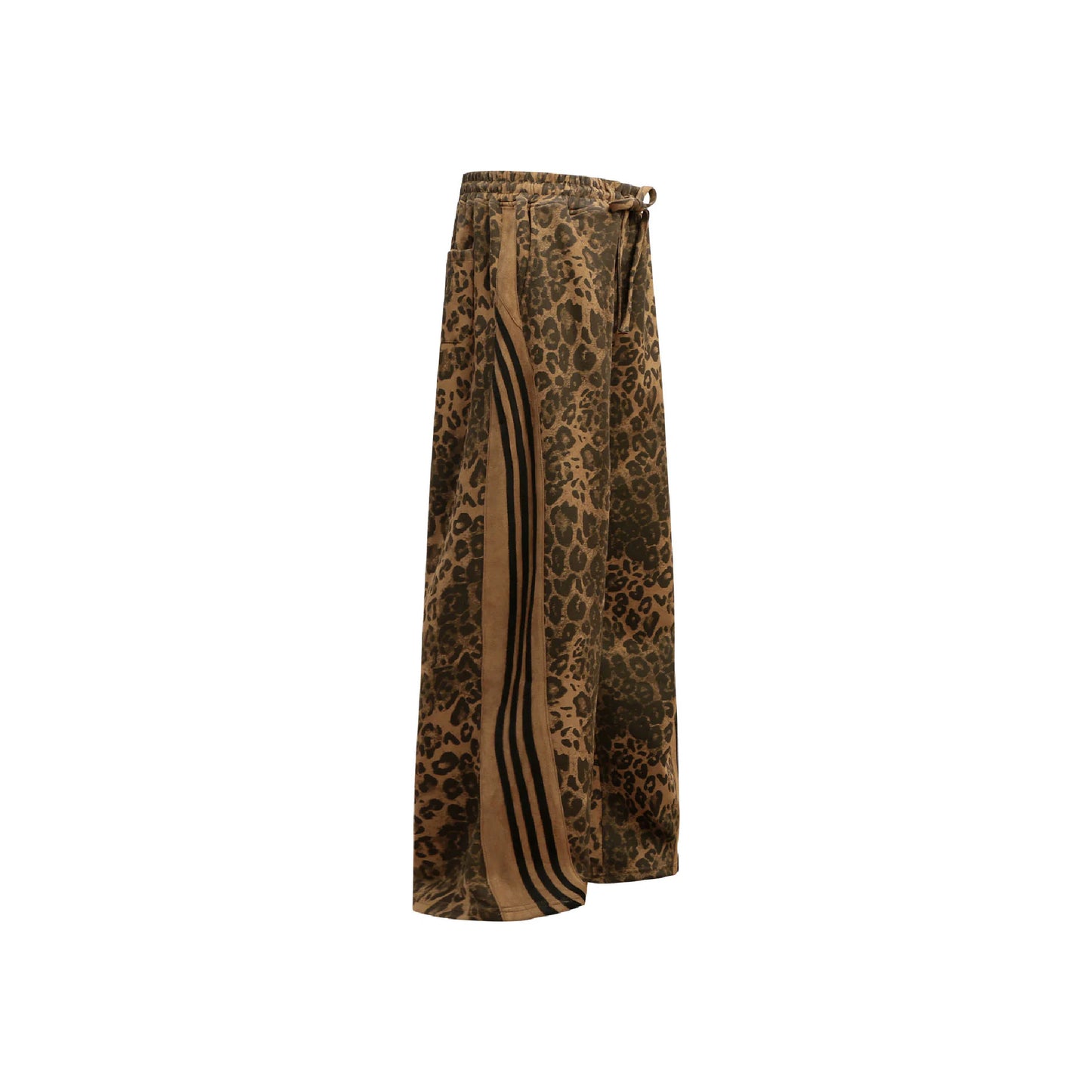 Cheetah Print Suede Tracksuit