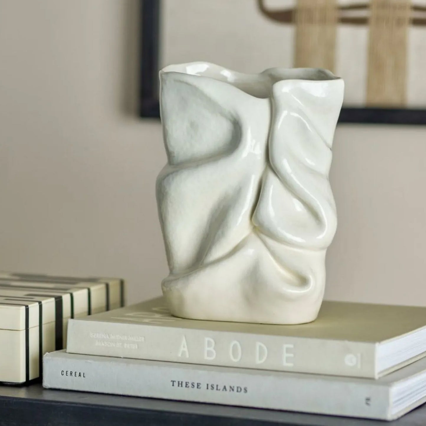 Fabius stoneware vase