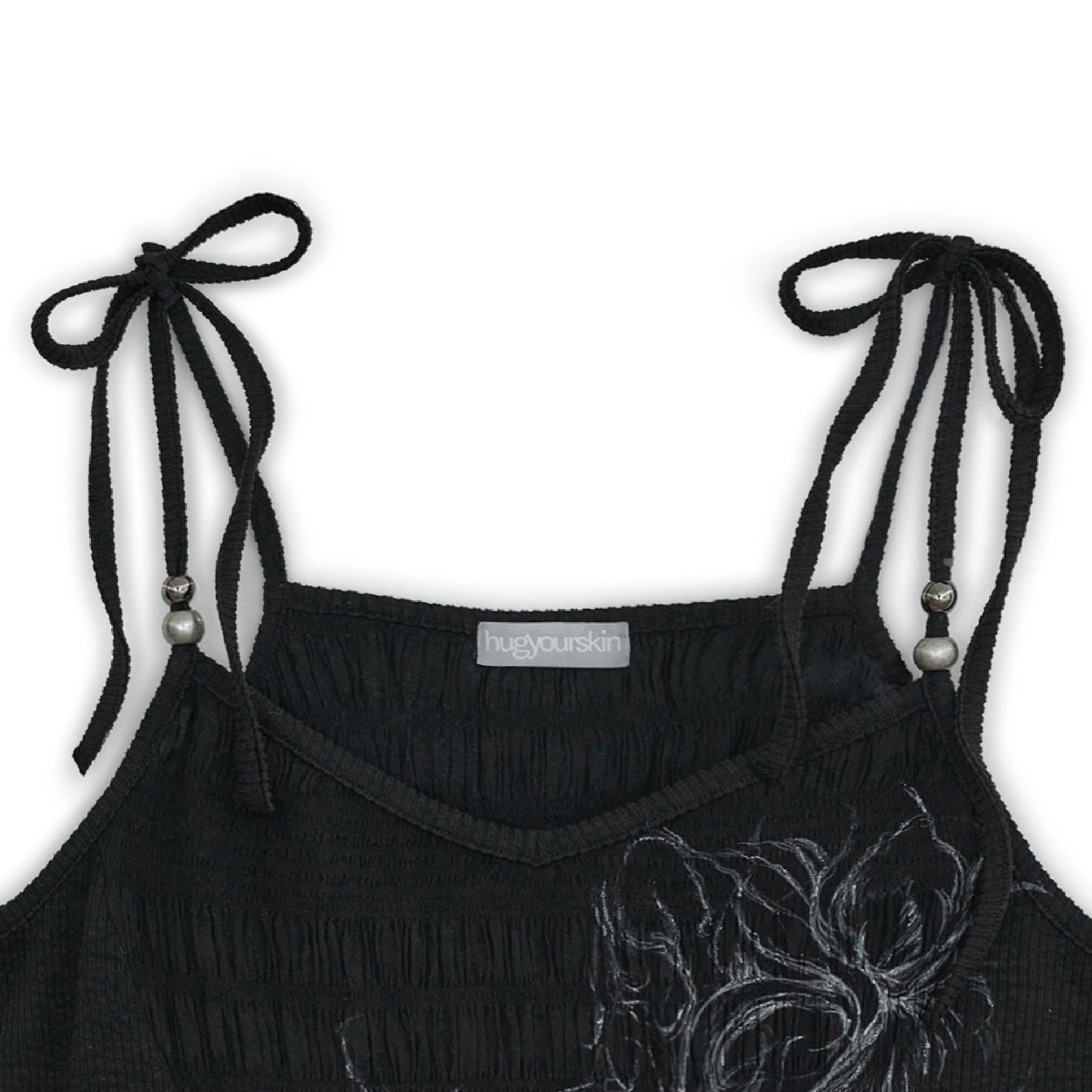 Flayered v-neck sleeveless
