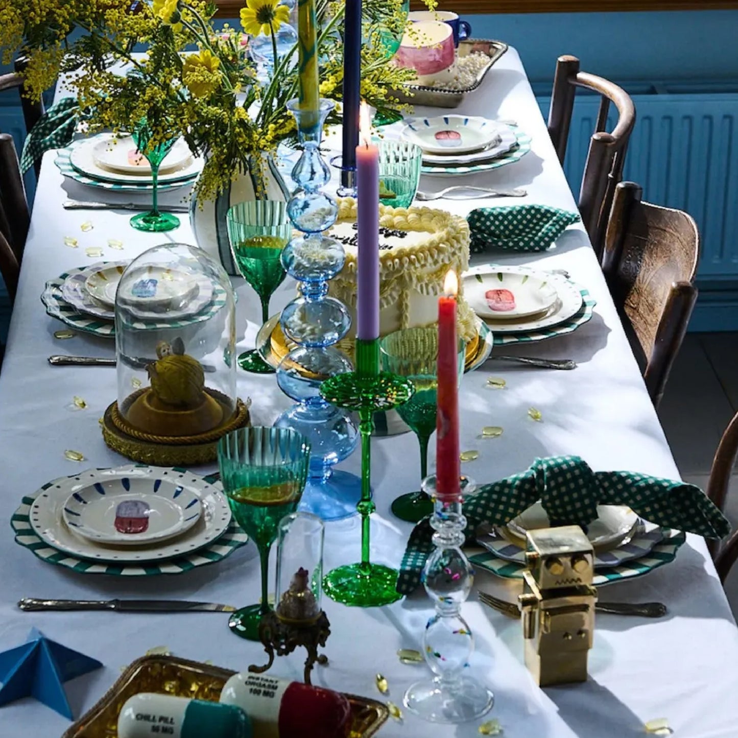 Forest carousel candleholder