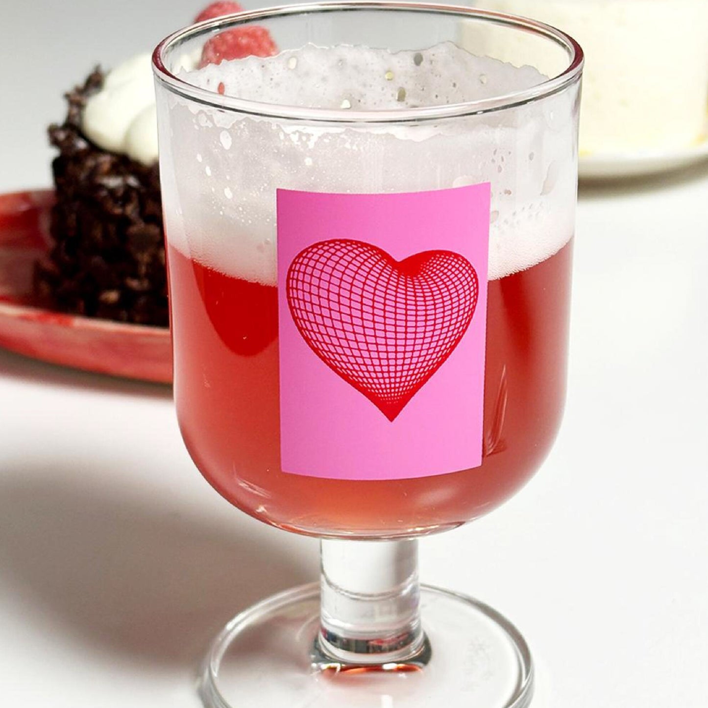 Heart net goblet - set of 2