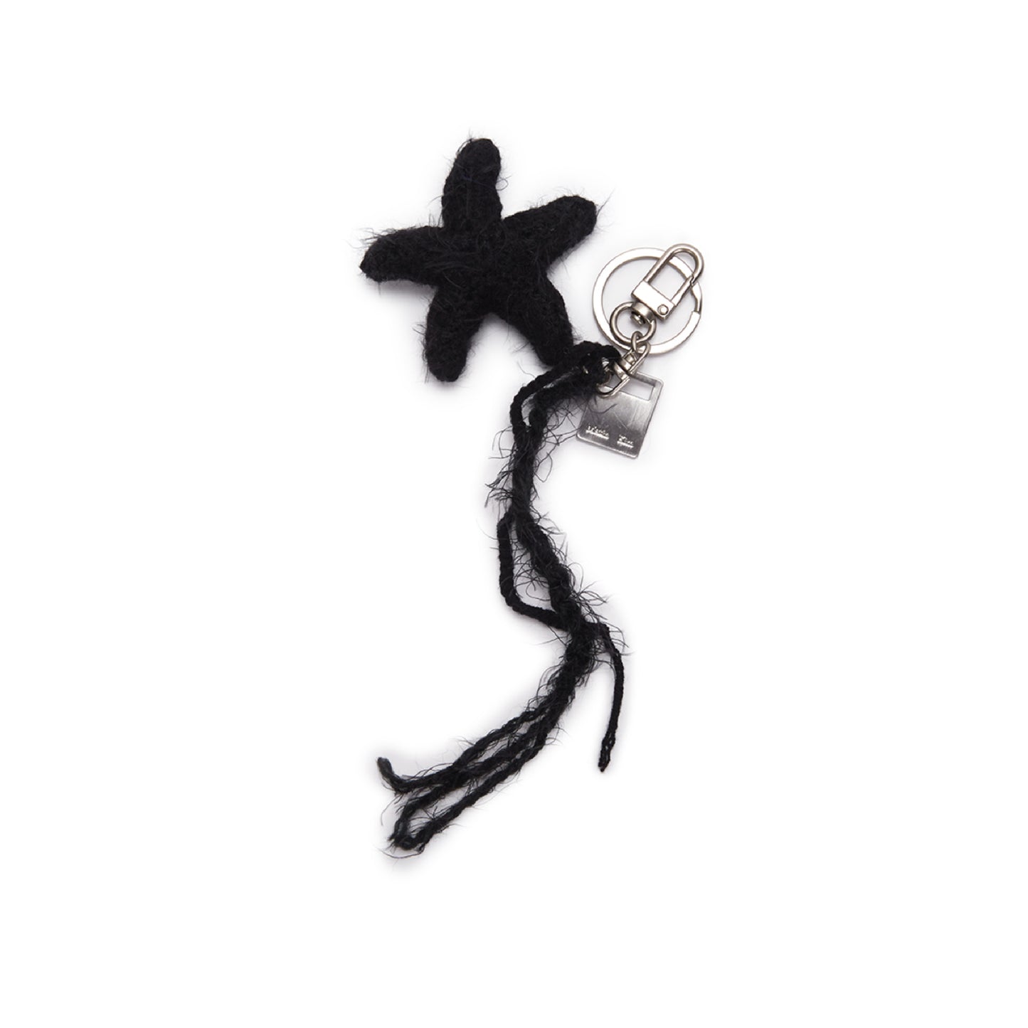 Starfish knit keyring