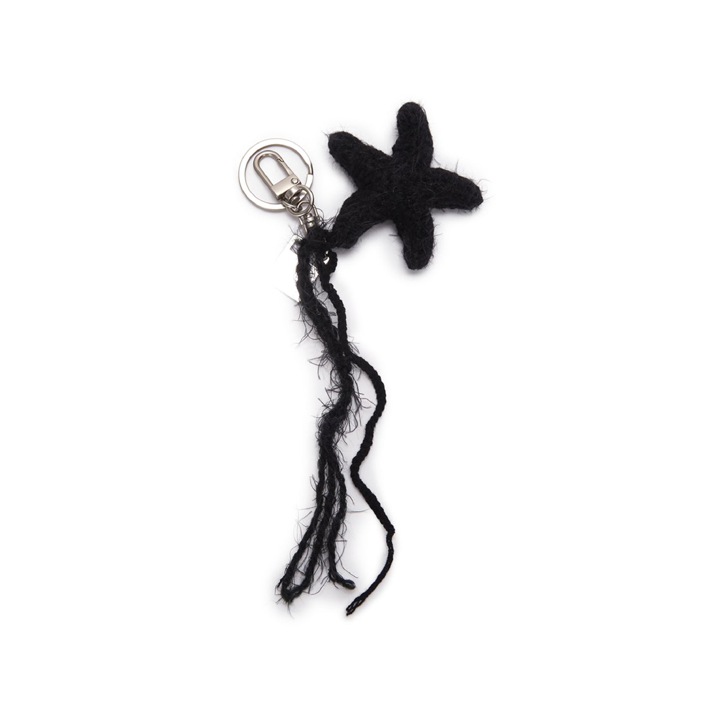 Starfish knit keyring