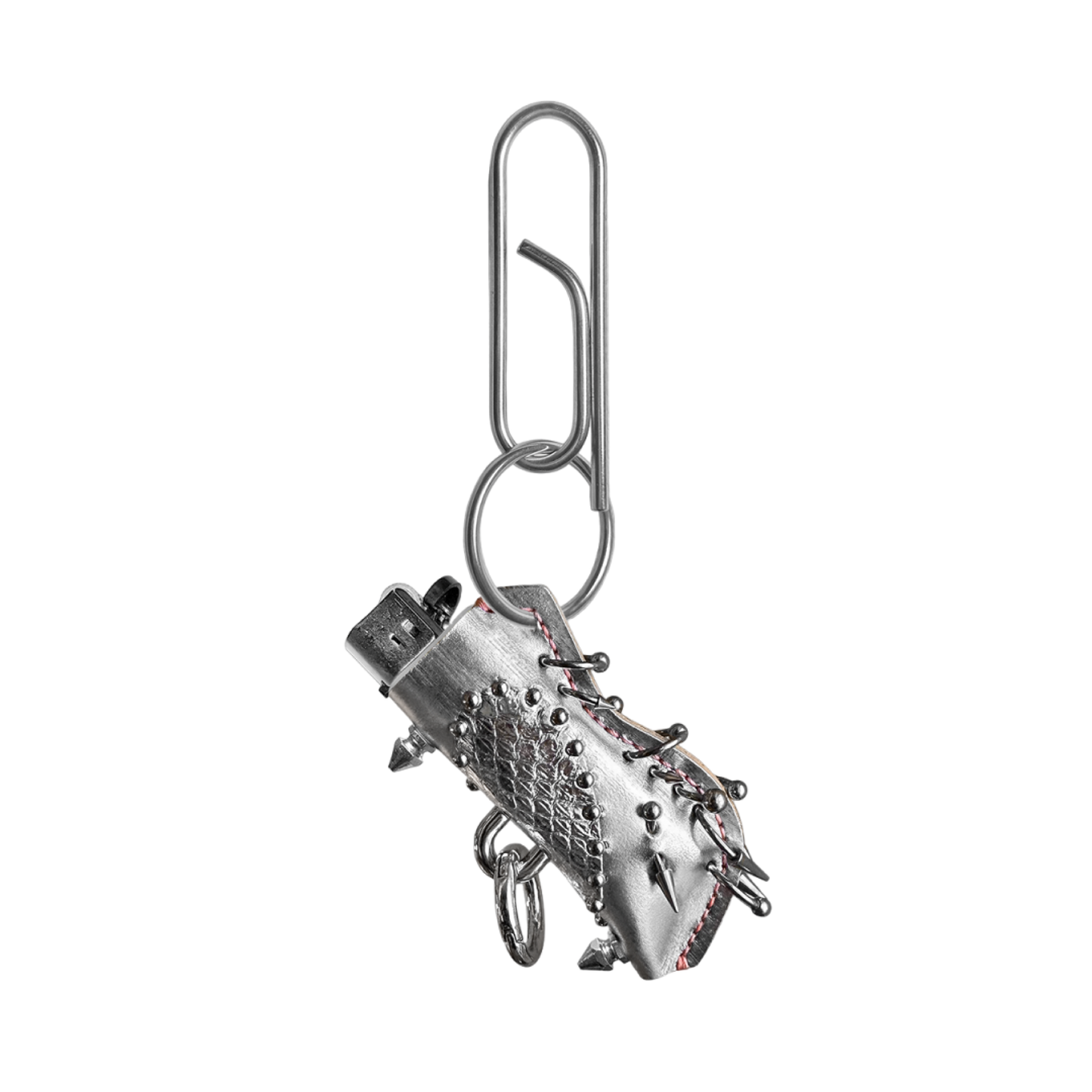 Love spike leather lighter holder