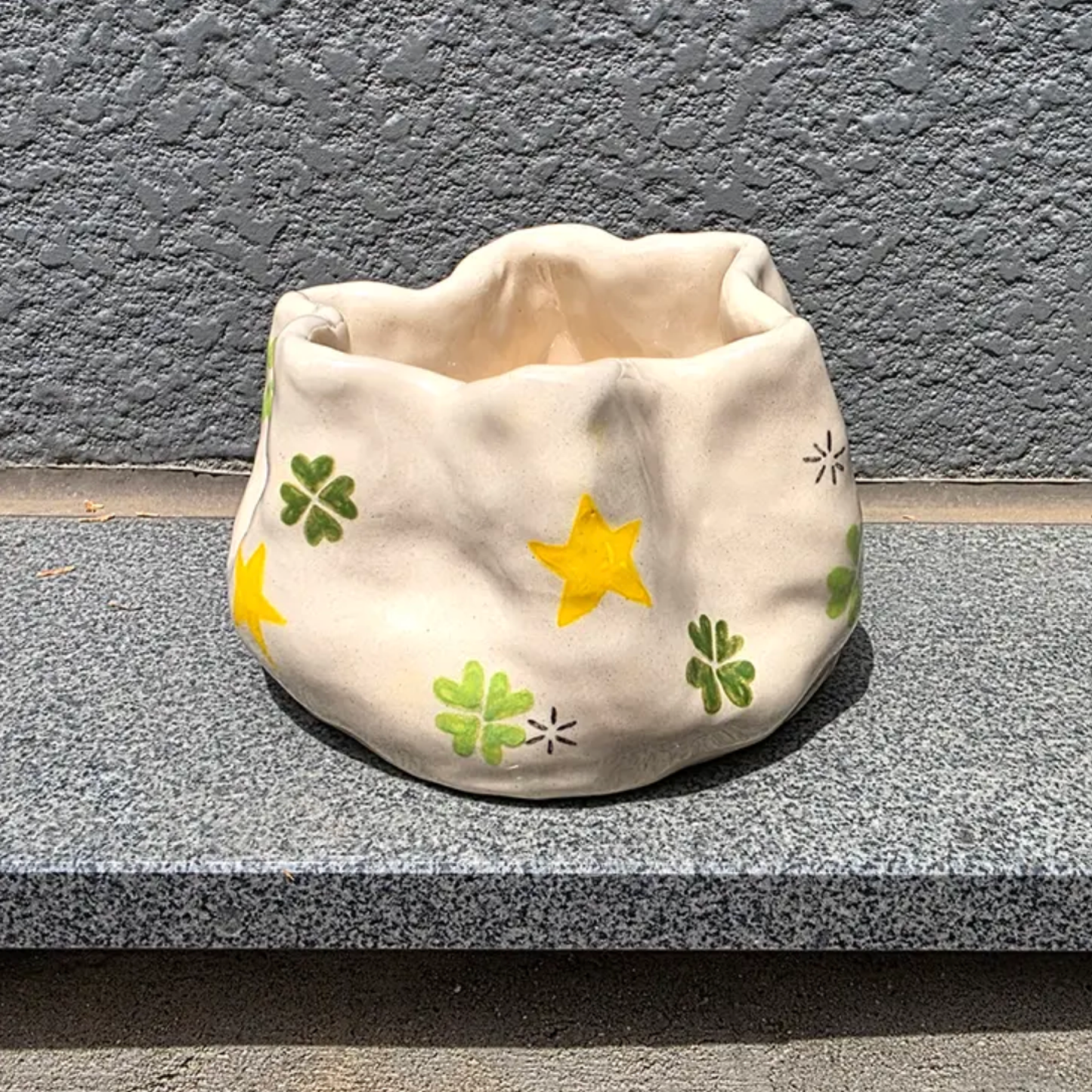 Lucky Star Clover Pot