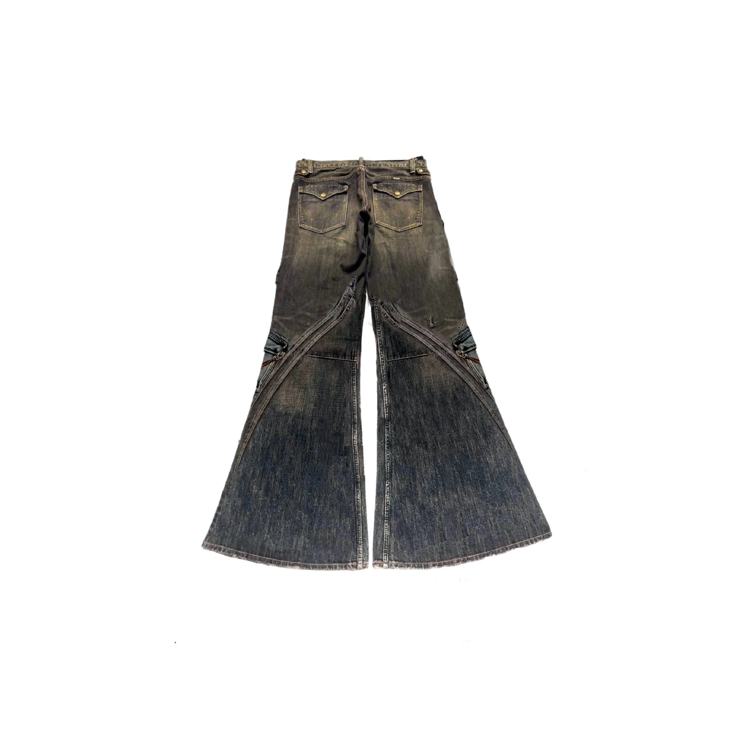SS25 ‘Andante-56’ Mud Denim Flared Jeans