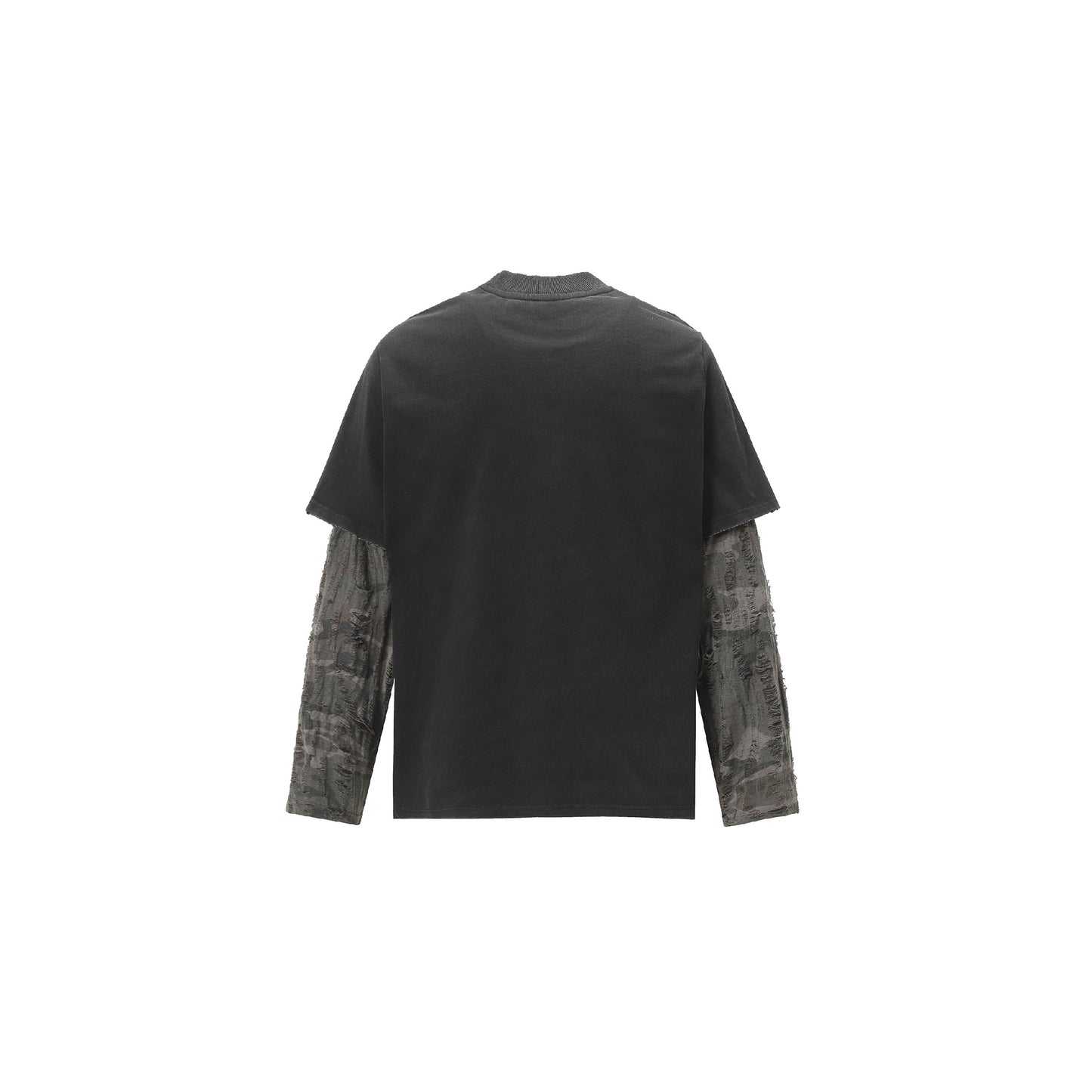 Oversize Fake Layered Long Sleeve T-Shirt ⌘