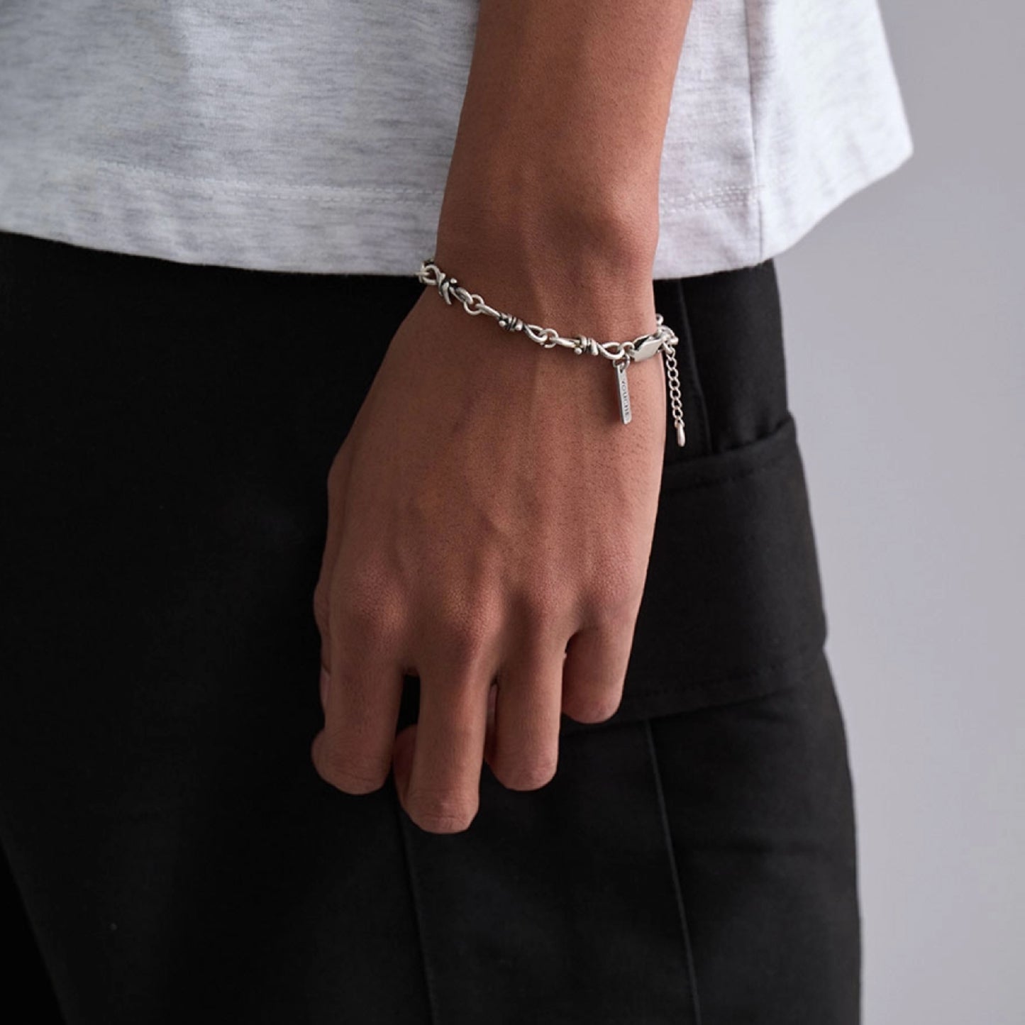 SR wire chain bracelet 001
