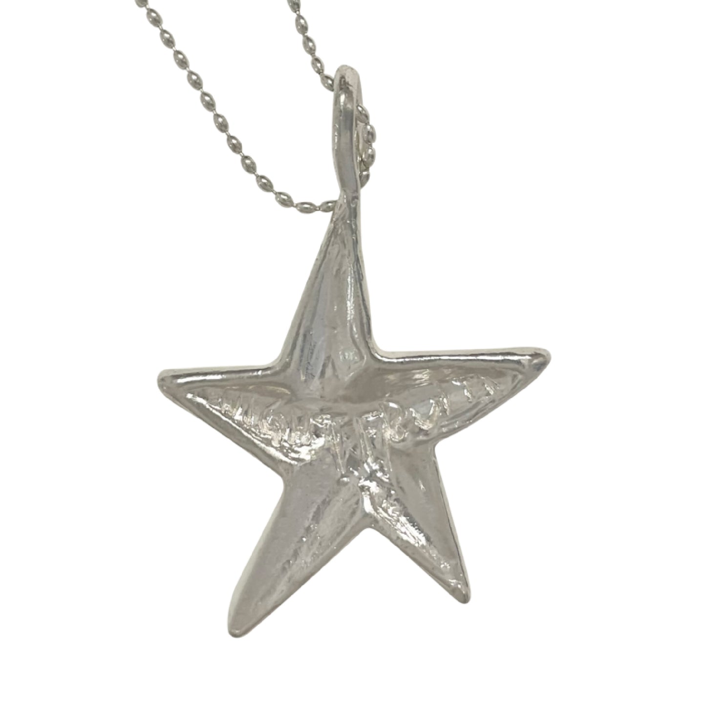 Swirling star necklace