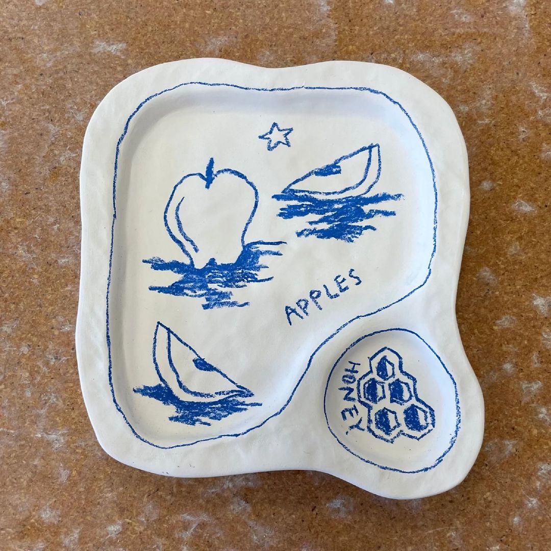 Rosh Hashana snack plate