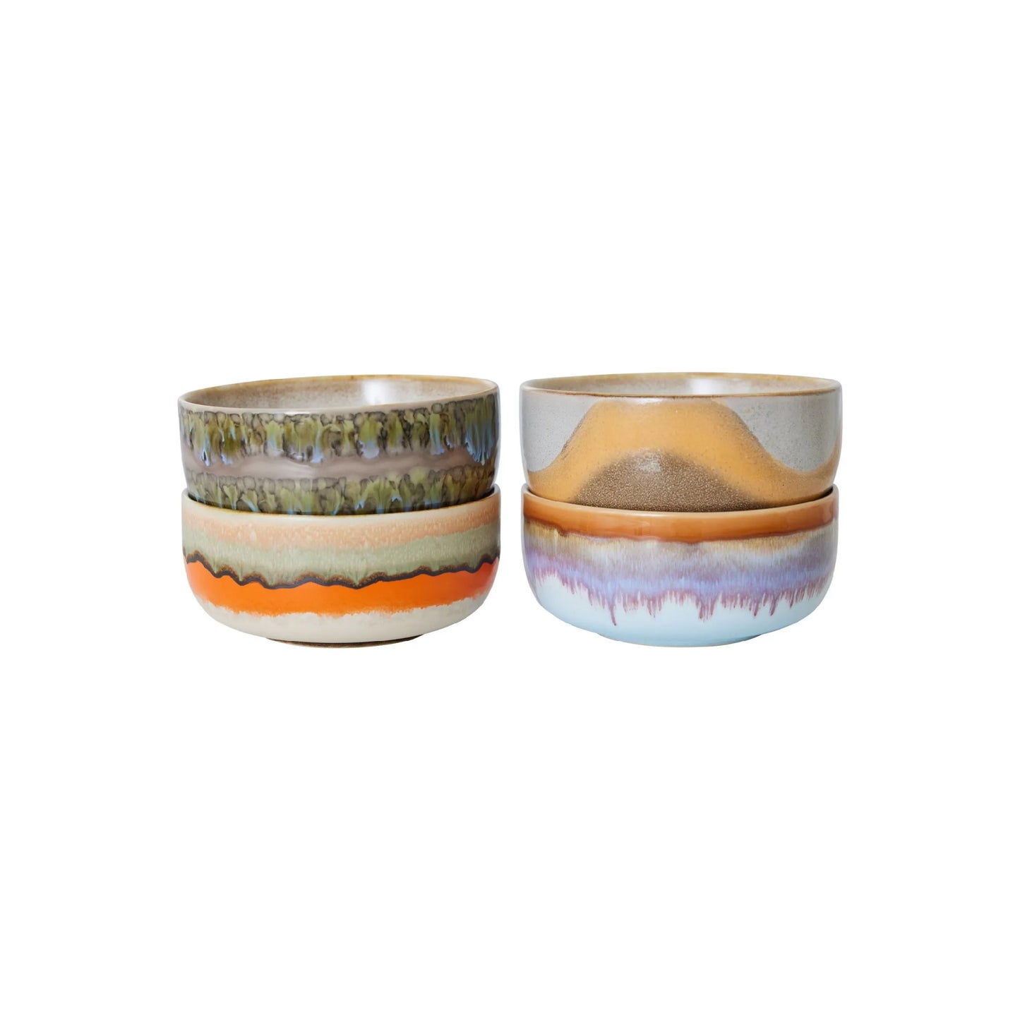 Stoneware bowl - set of 4