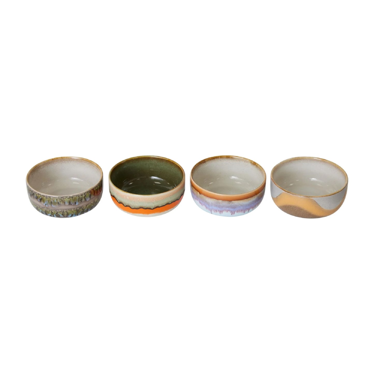 Stoneware bowl - set of 4