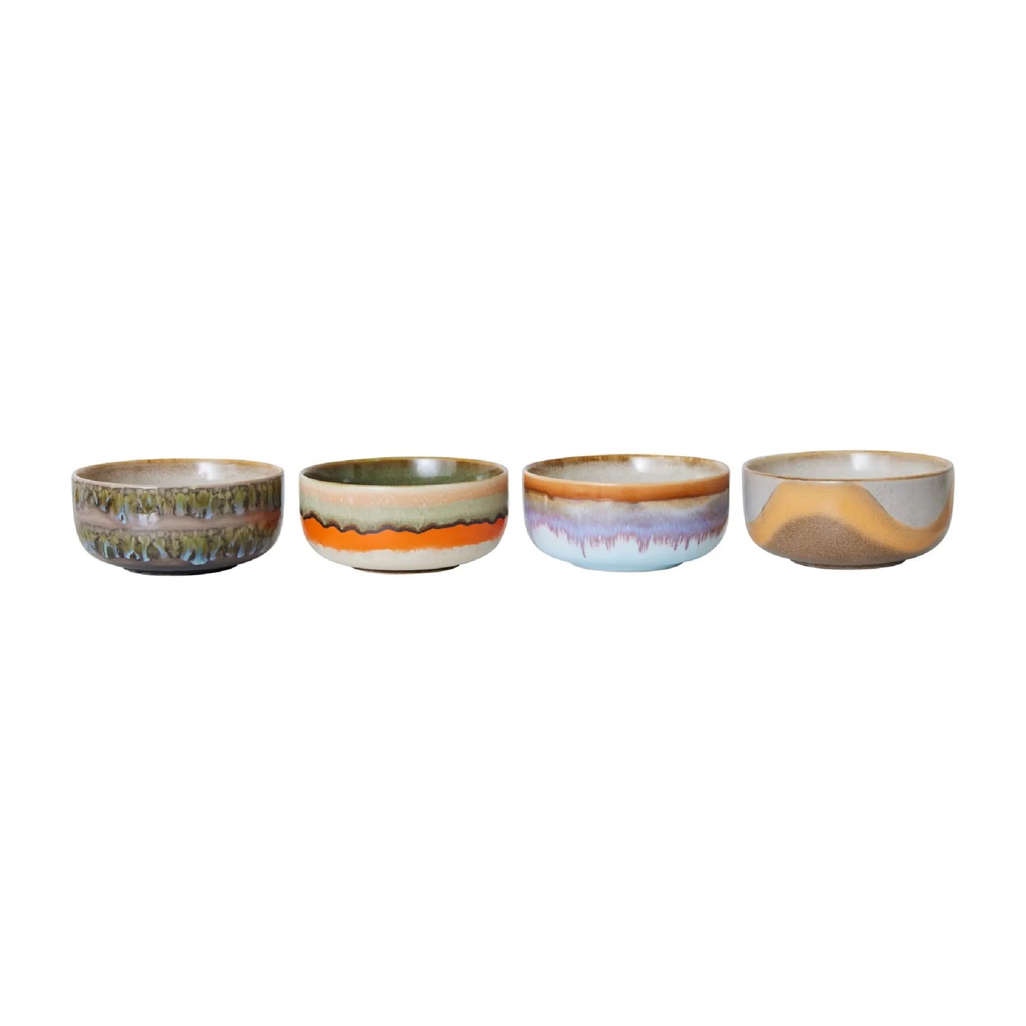 Stoneware bowl - set of 4