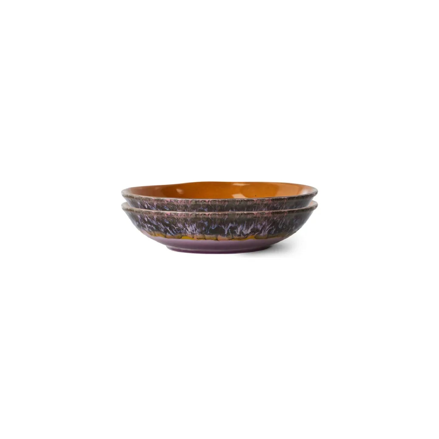 Stoneware soup plate - Set of 2