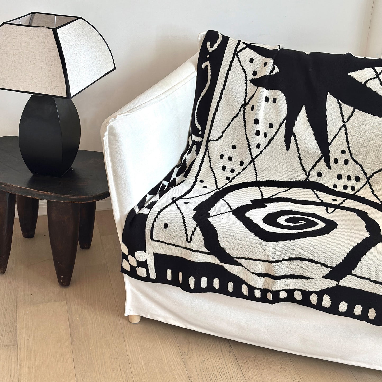 Totem Knit Blanket
