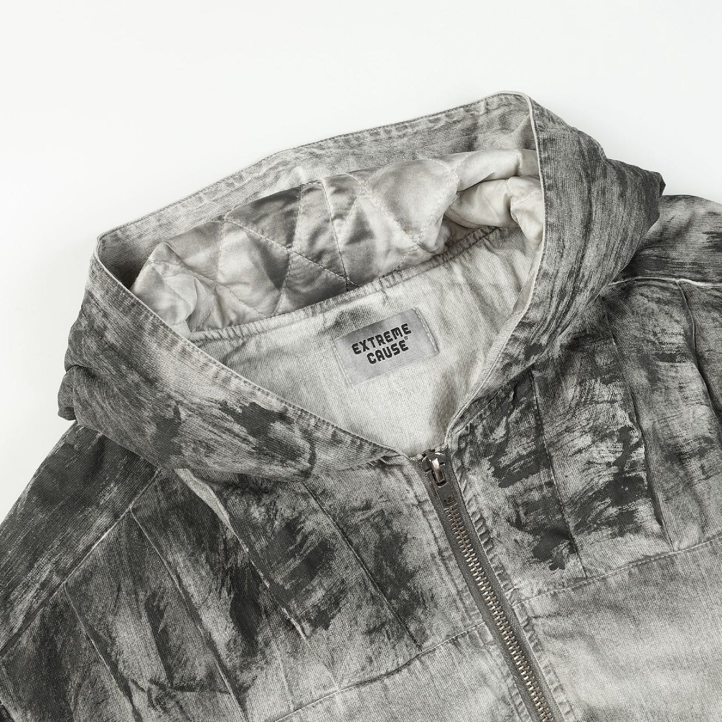 Washed Hooded Jacket