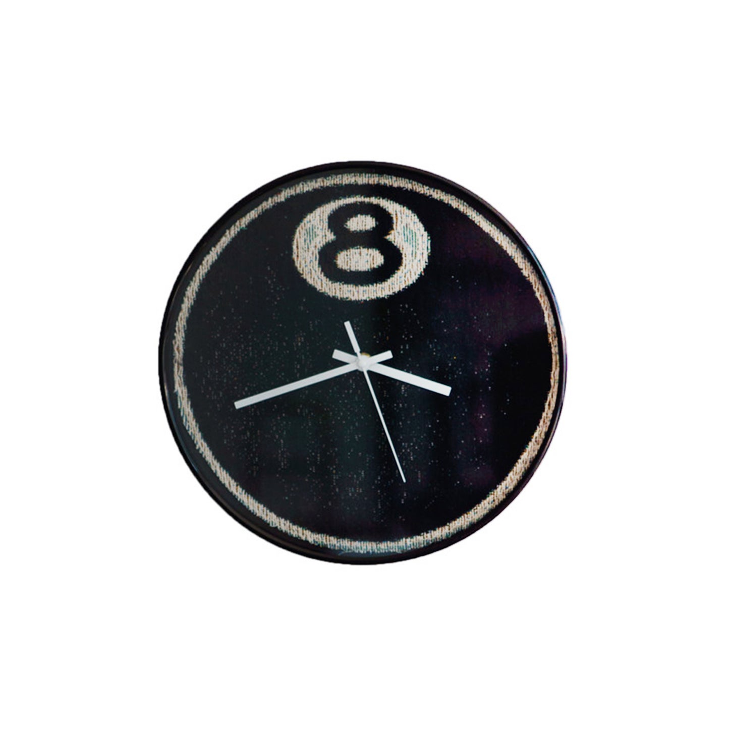 8ball Woven wall clock