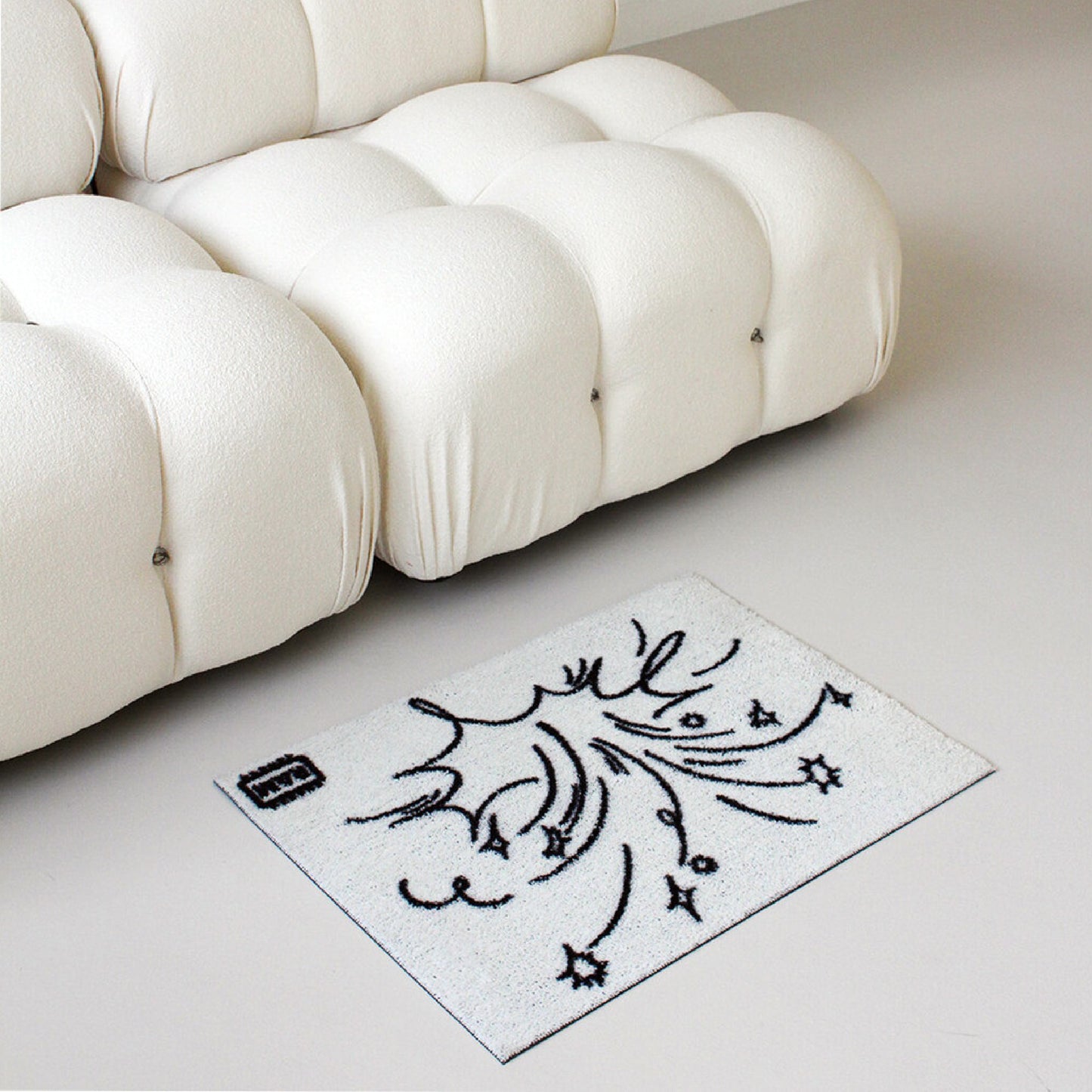 “Bombs or Firework?” door mat