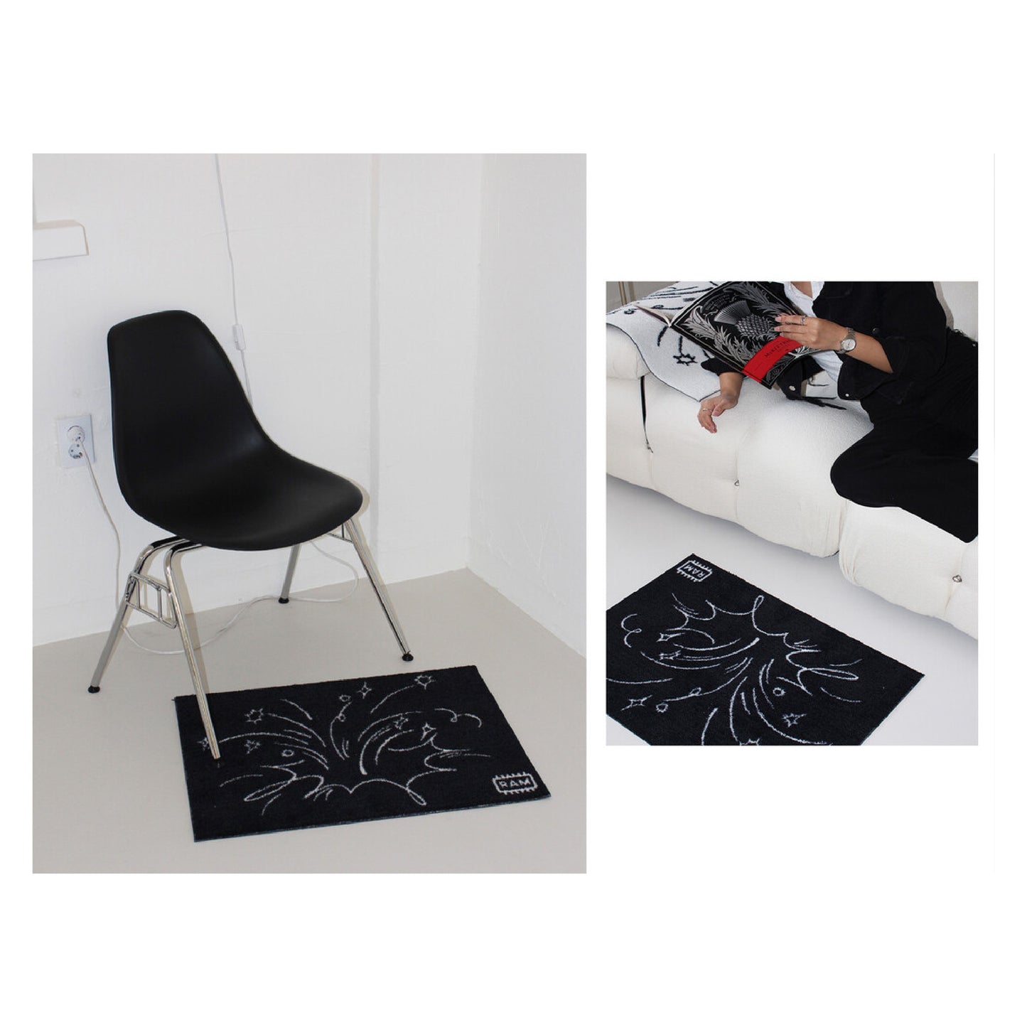 “Bombs or Firework?” door mat