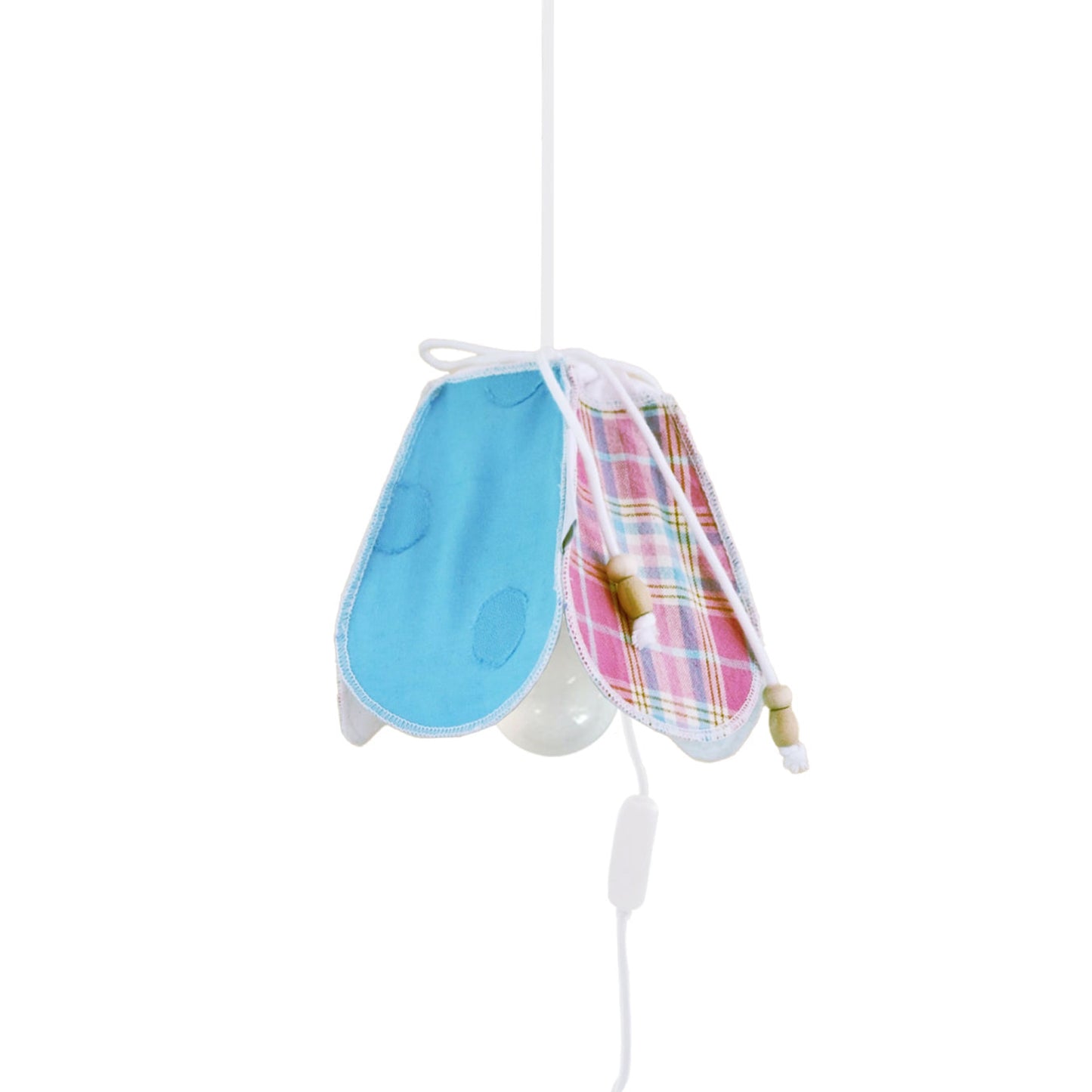 Flower patchwork hanging lamp