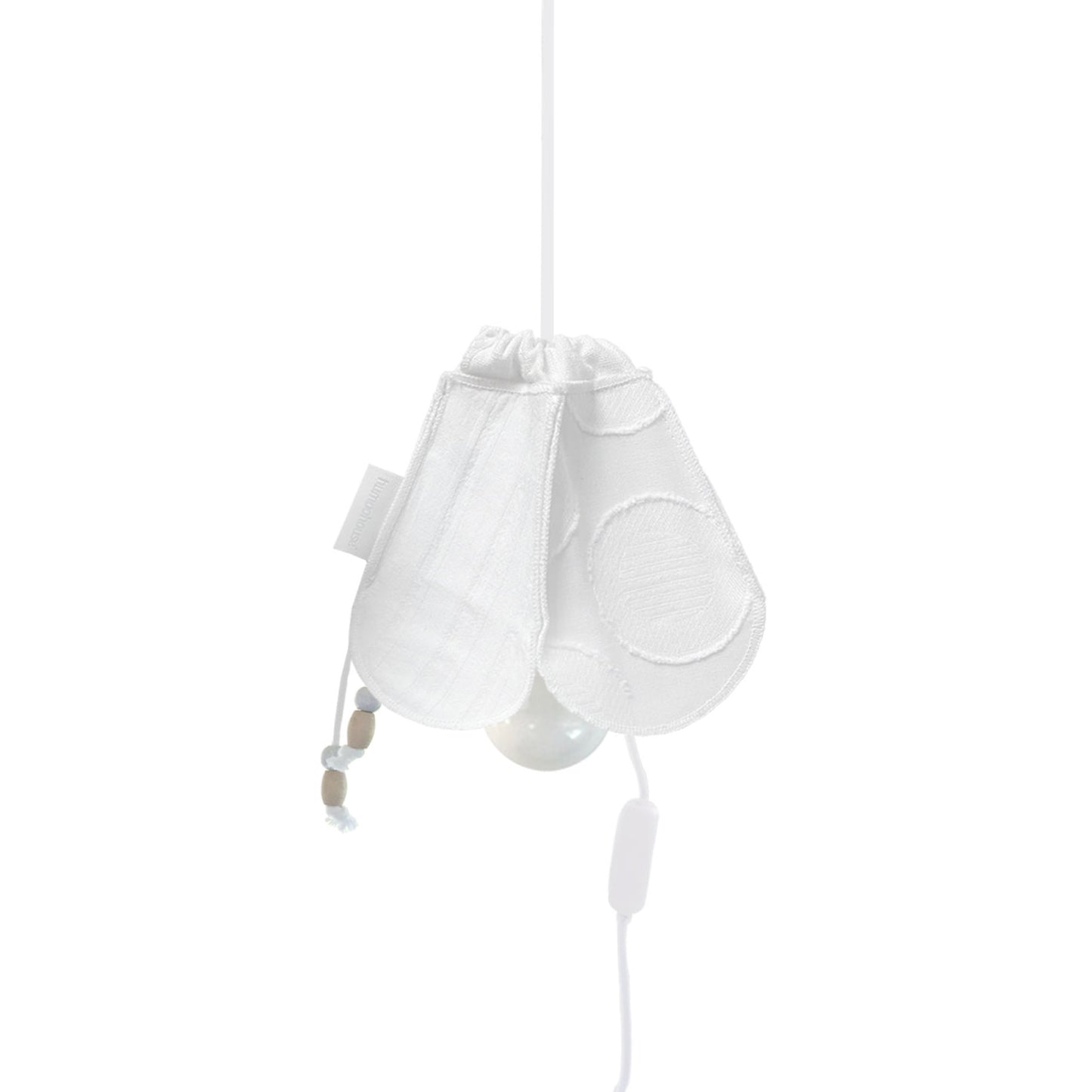 Flower patchwork hanging lamp