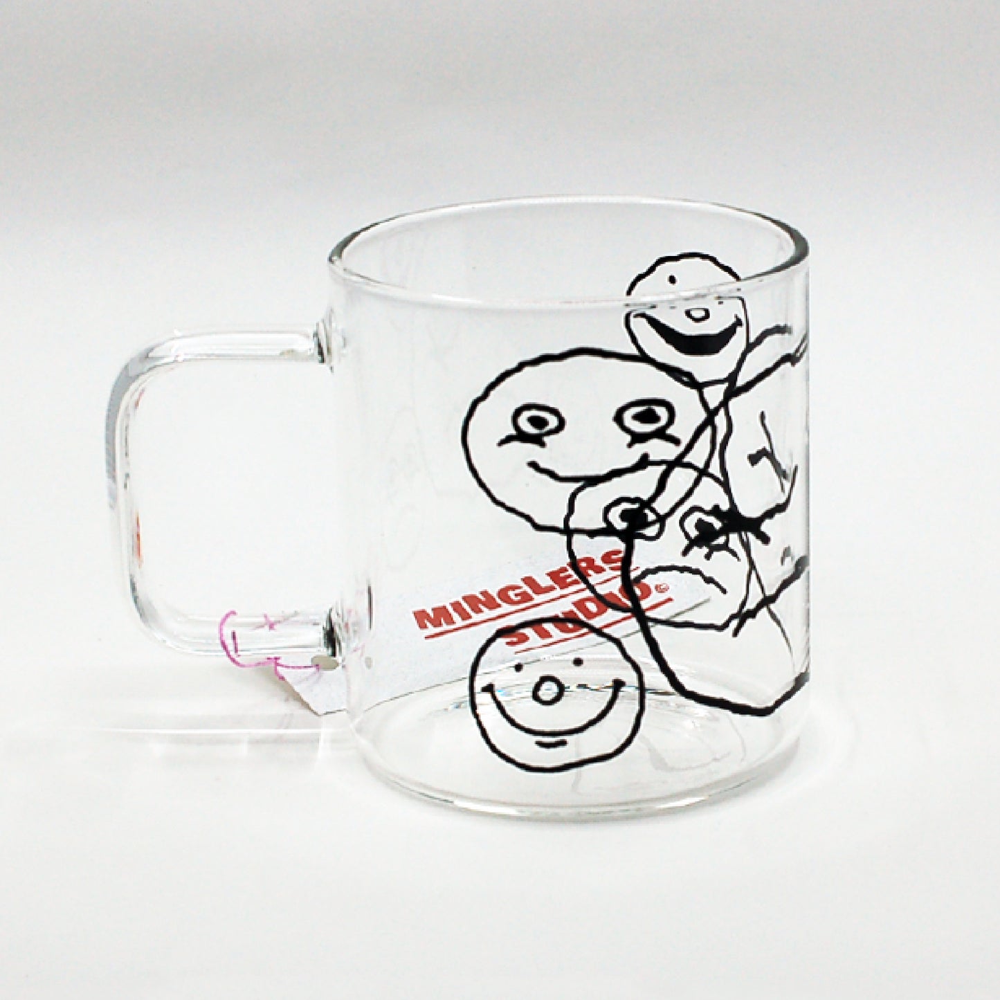 Dog shit field glass cup