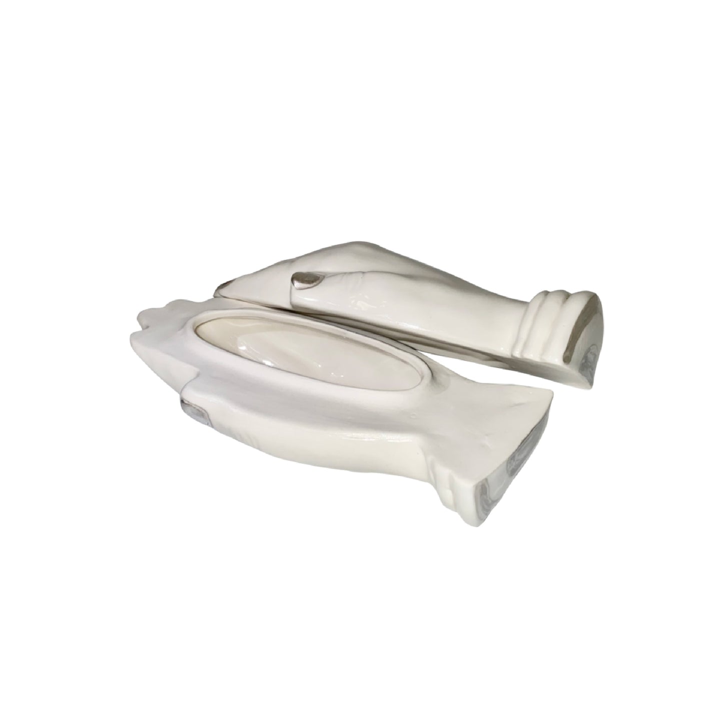 Silver nail hand case
