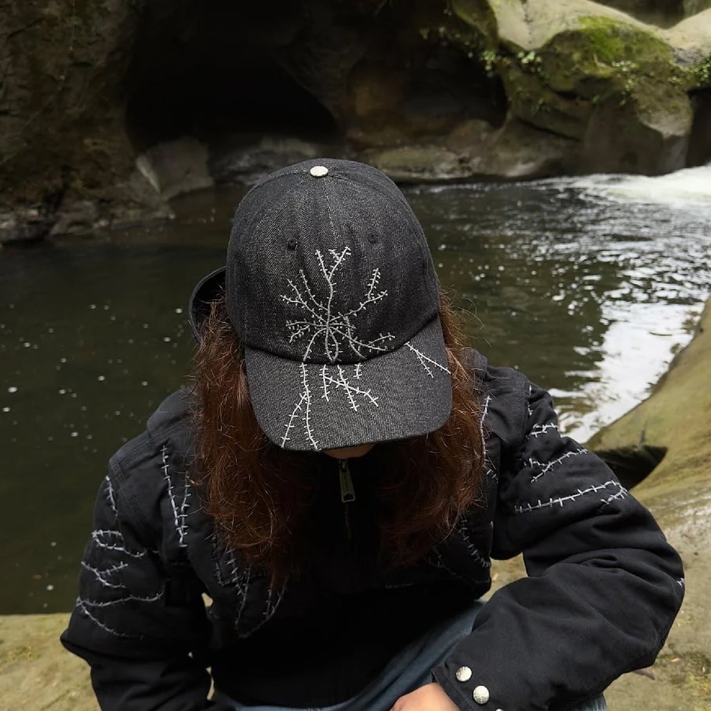 Denim nerve hat