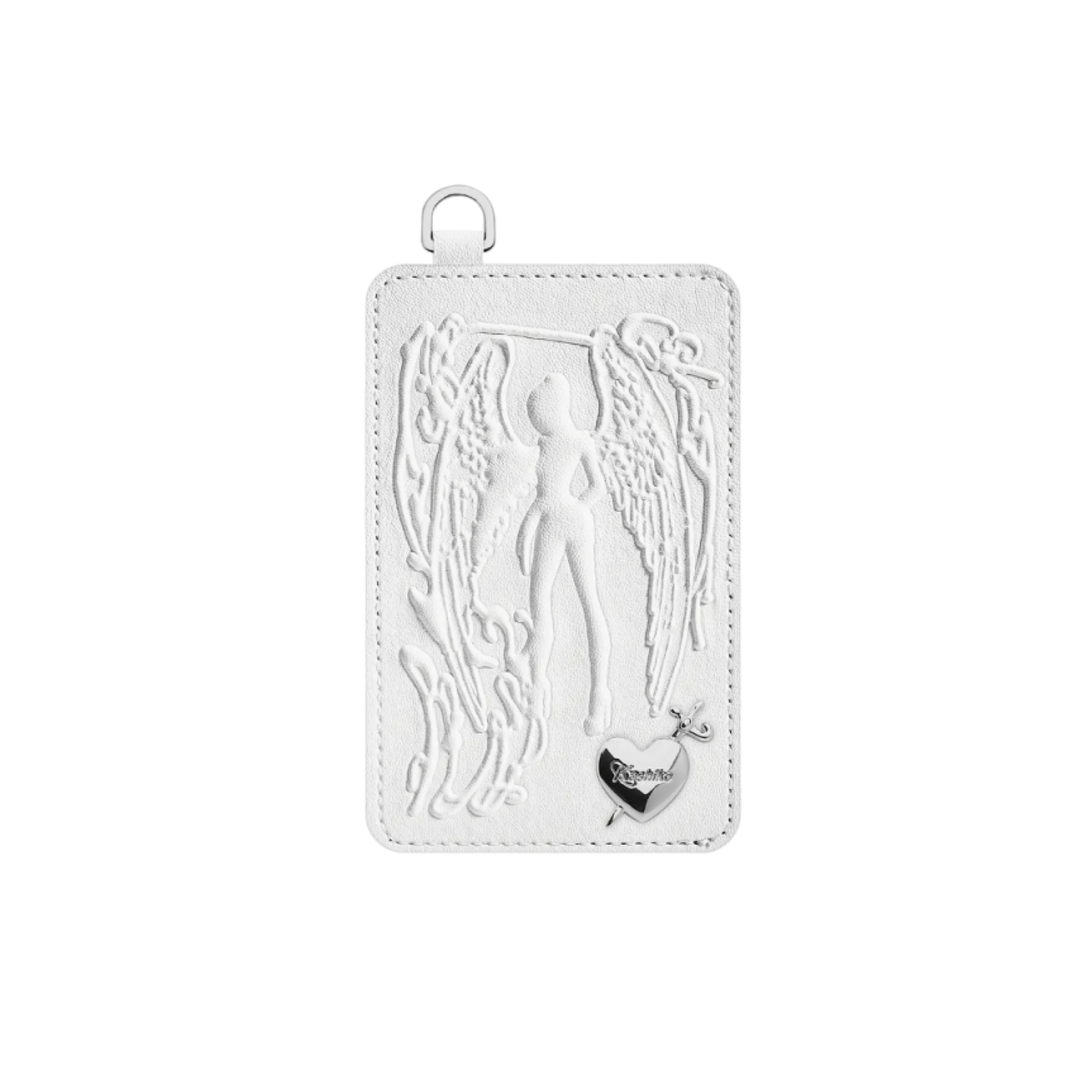 Angel heart card holder