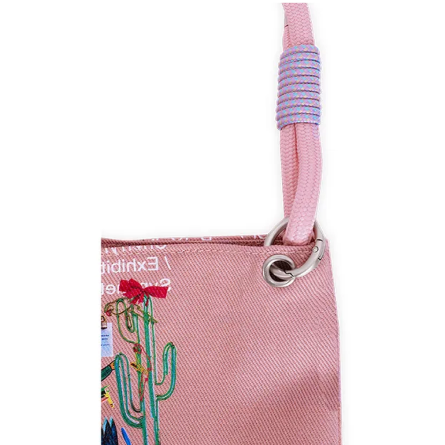 Rope denim mini bag