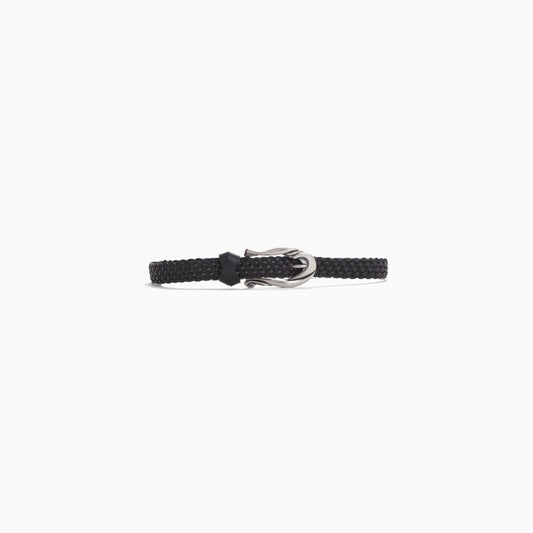 Black Twisted Hardware Belt