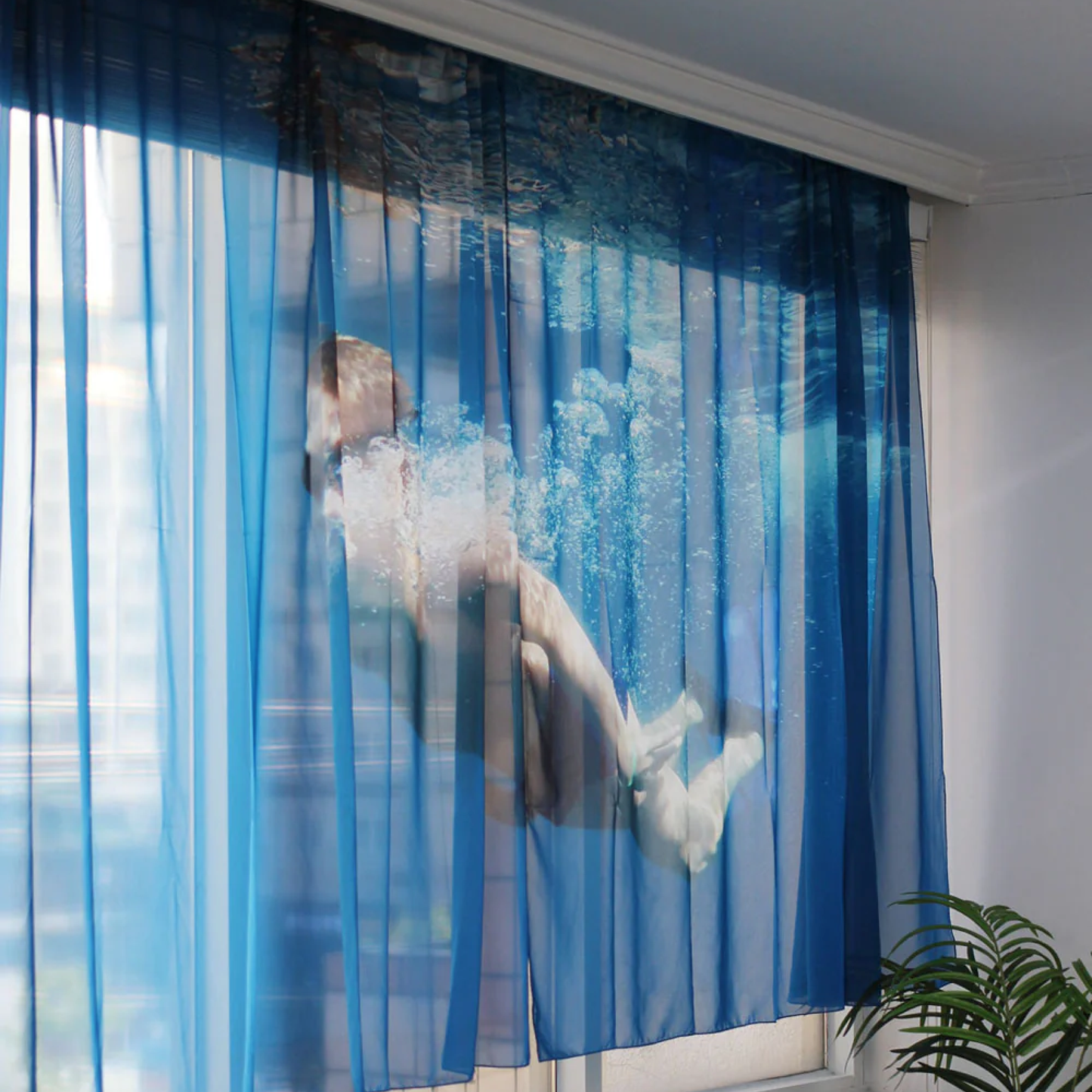 Chiffon Curtains - Swim