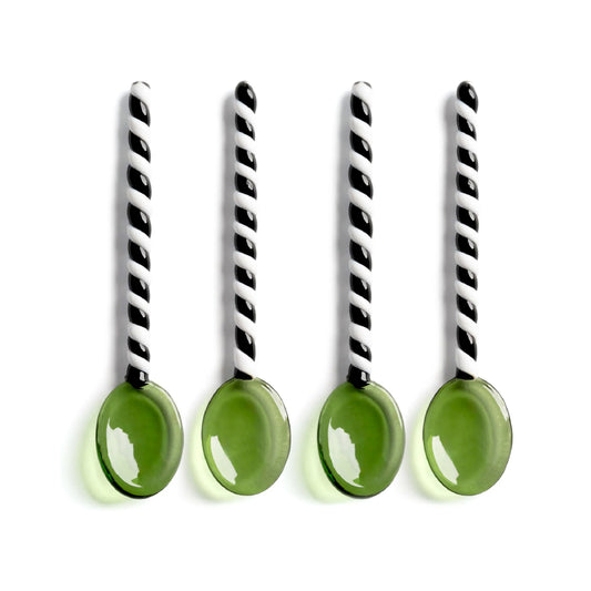 Duet glass Spoons - Set of 4