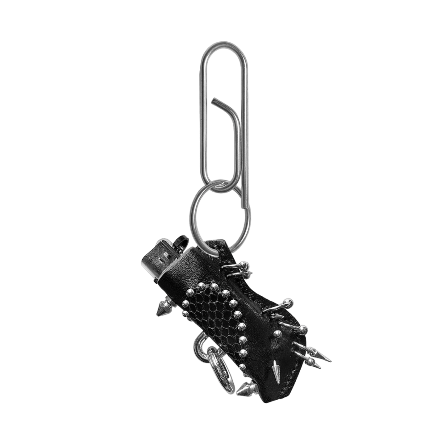 Love spike leather lighter holder
