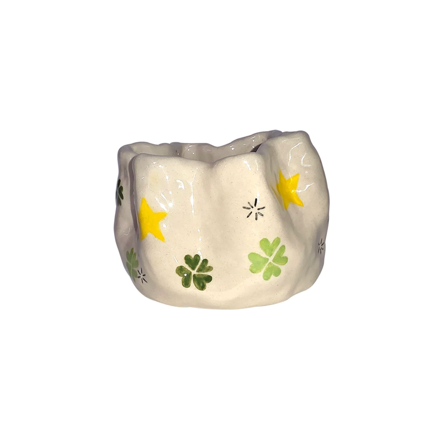 Lucky Star Clover Pot