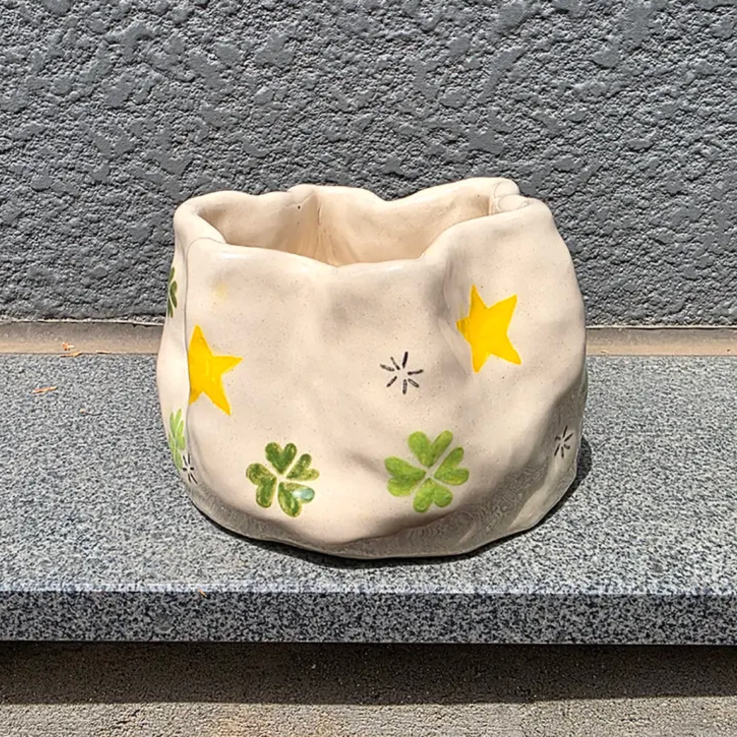 Lucky Star Clover Pot