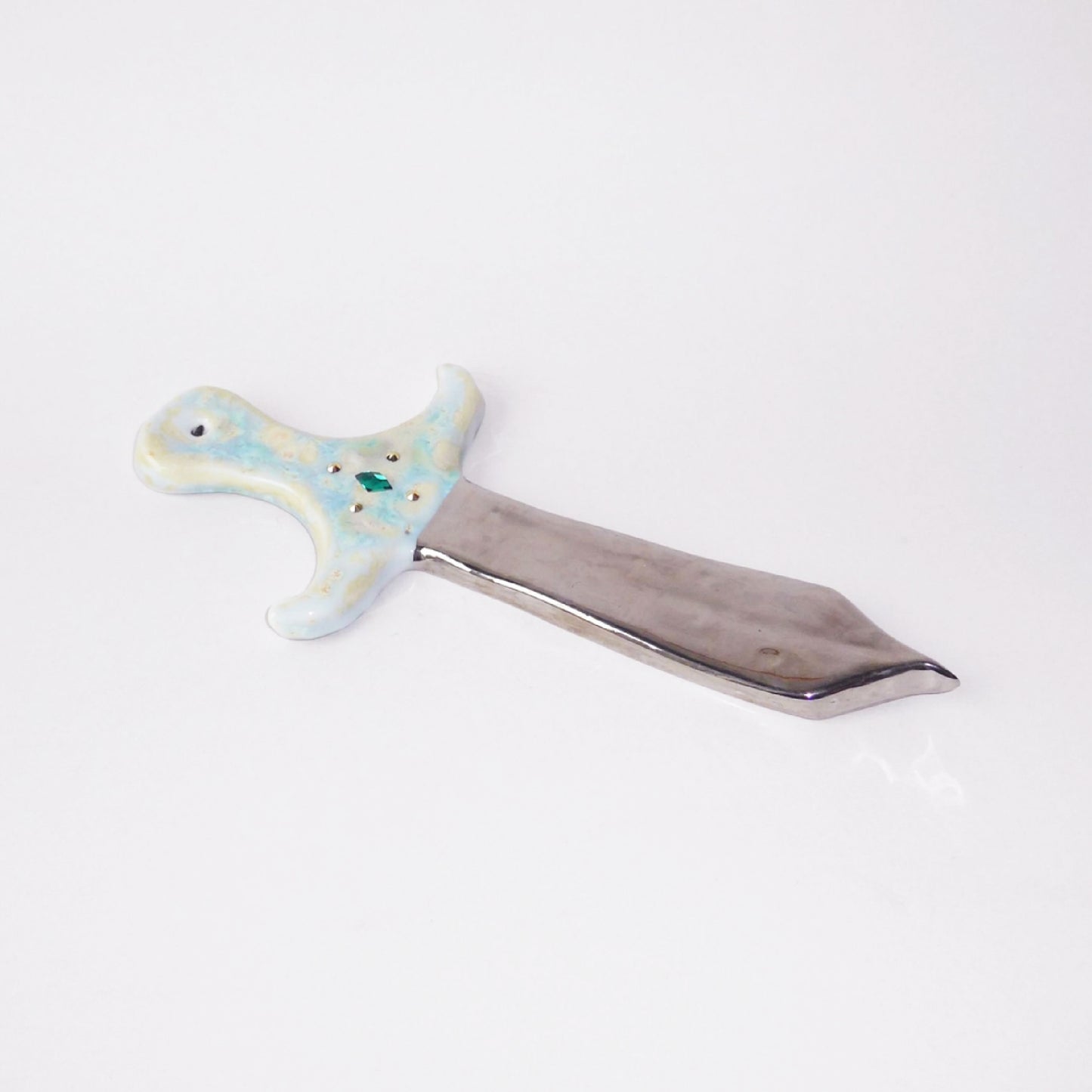 My weapon jade sword incense holder