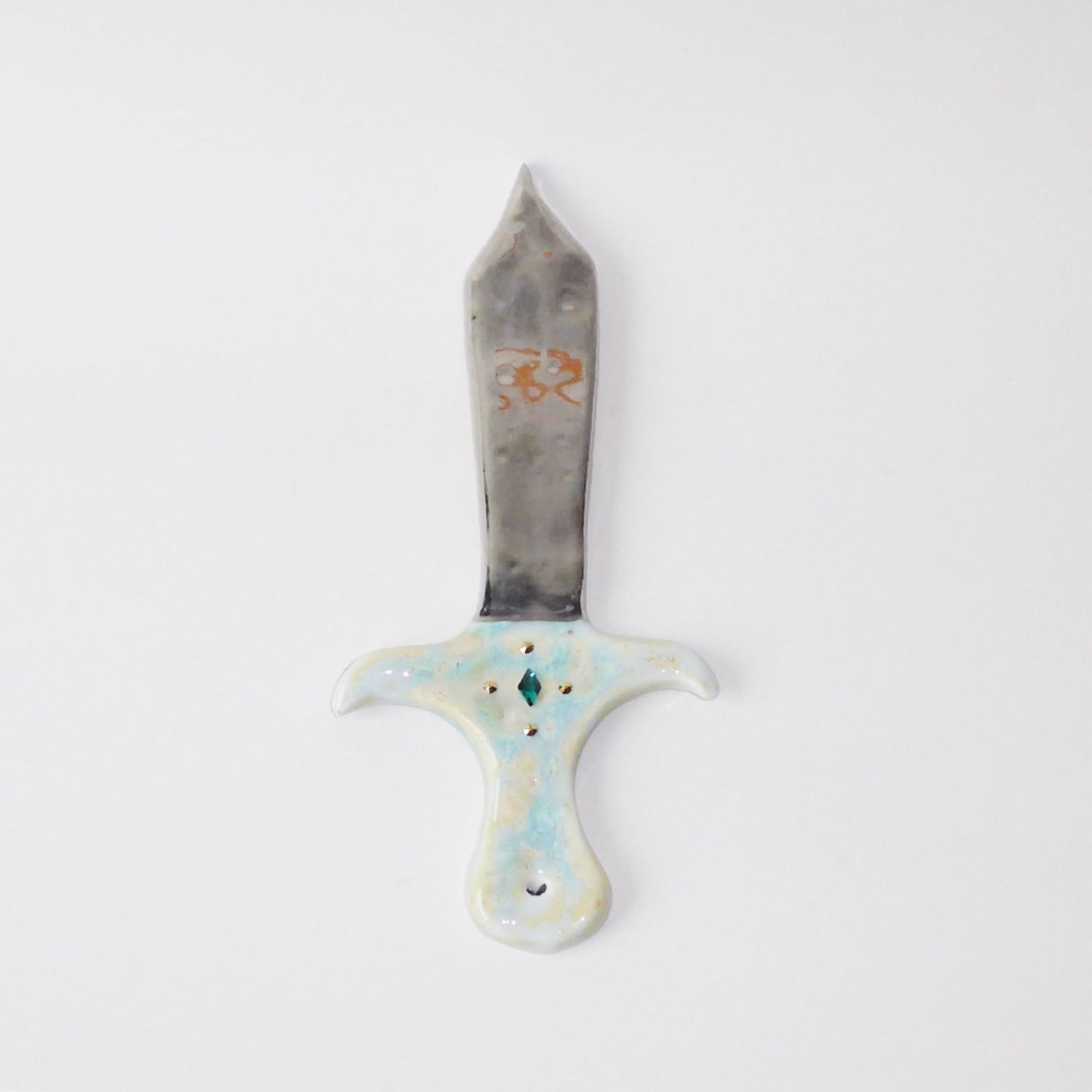 My weapon jade sword incense holder