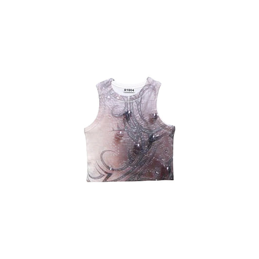 PIERCED TATTOO SLEEVELESS