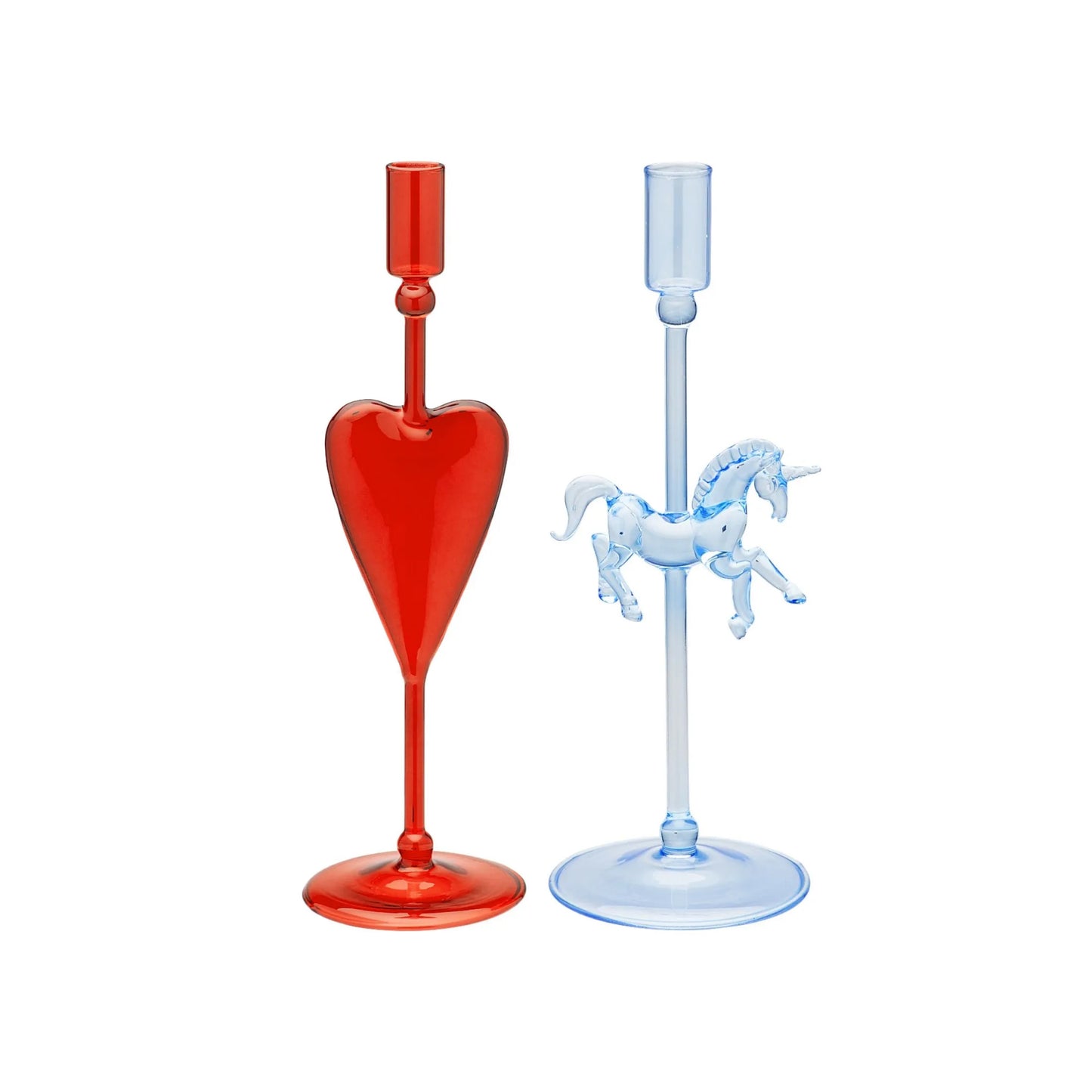 Shaped candleholder