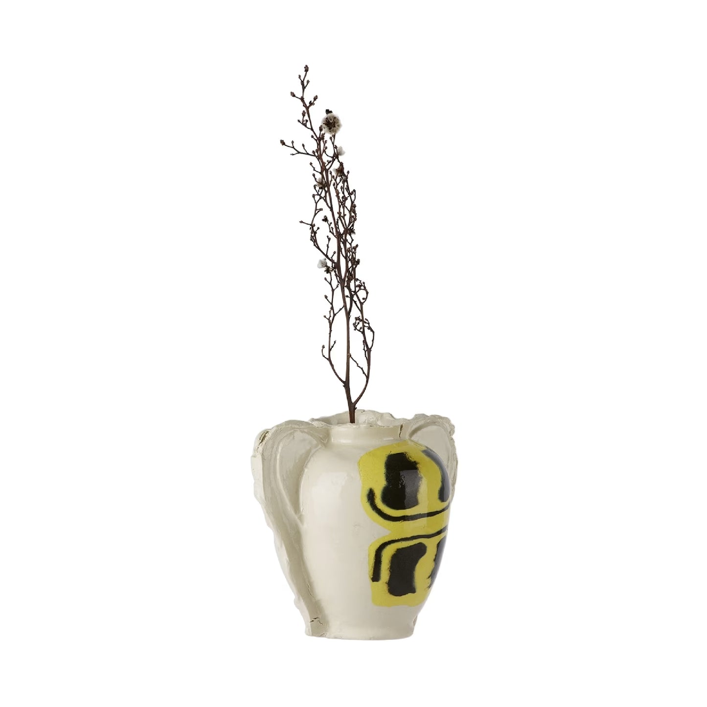 Stacked Smiley Vase