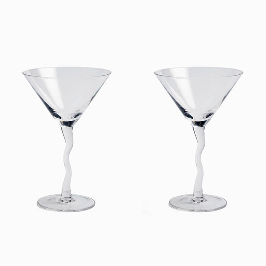 Martini Stemmed Glasses - Set of 2