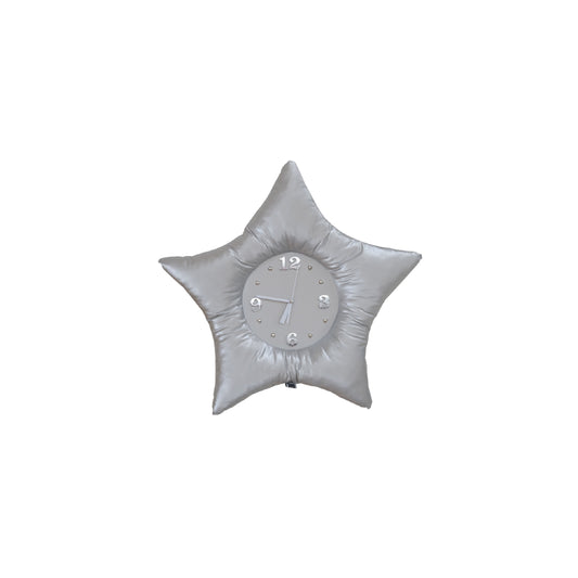 Silver starfish clock