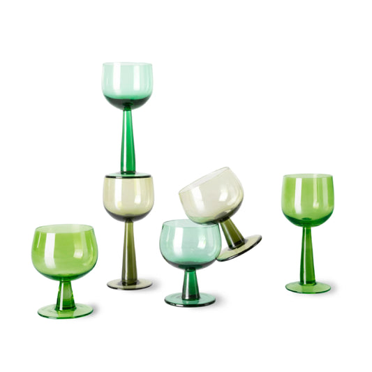 The Emeralds Wine Glasses - Set of 4